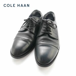 COLE HAAN コール ハーン 7 1/2M 25.0 ビジネスシューズ ドレスシューズ 外羽根式 革靴 レザー 黒 ブラック /GC167