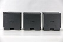 EPSON レシートプリンタ TM-m30 ブラック 3個セット M335B Bluetooth対応機種【業務用/店舗用/レジ/中古】 #UT_画像4