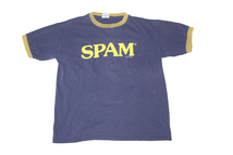 VINTAGE SPAM RINGER TEE SIZE XL MAD IN USA スパム Tシャツ_画像1