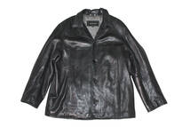 GUESS LEATHER JACKET SIZE L ゲス レザージャケット_画像1