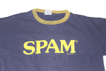 VINTAGE SPAM RINGER TEE SIZE XL MAD IN USA スパム Tシャツ_画像2