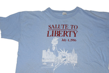 VINTAGE NYC SALUTE TO LIBERTY TEE SIZE XL MADE IN USA ニューヨーク Tシャツ_画像2