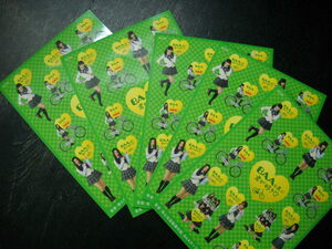 *AKB×48 sticker seat 5 sheets set envelope,. paper etc.. open .,[ cover ][ cover ][ flap ] etc.. .. for also use *