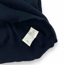 チャップス ラルフローレン ベスト ネイビー CHAPS Ralph Lauren 古着 メンズ M ニットベスト 刺繍ロゴ_画像4