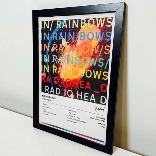 【額付きポスター】レディオヘッド Radiohead In Rainbows