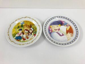 フランダースの犬 皿 プレート 2枚セット 絵皿 飾り皿 非売品 