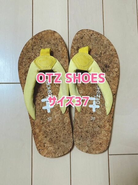 ★200円引クーポン★ OTZ SHOES/サンダル/黄色/37