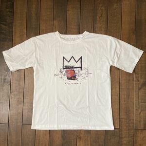 Tシャツ　新品　XL 白　イラスト