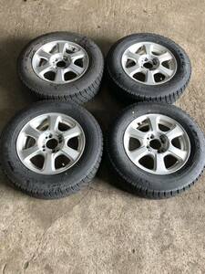 2019年製 バリ溝スタッドレス GOODYEAR ICENAVI6 185 70 14 5.5J 38 PCD100/114.3 マルチ 4H PRD ノート ティーダ カローラ モビリオ等