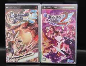 【PSP】ファンタシースターポータブル/ファンタシースターポータブル2 ソフト2本セット【送料無料・追跡付き発送】