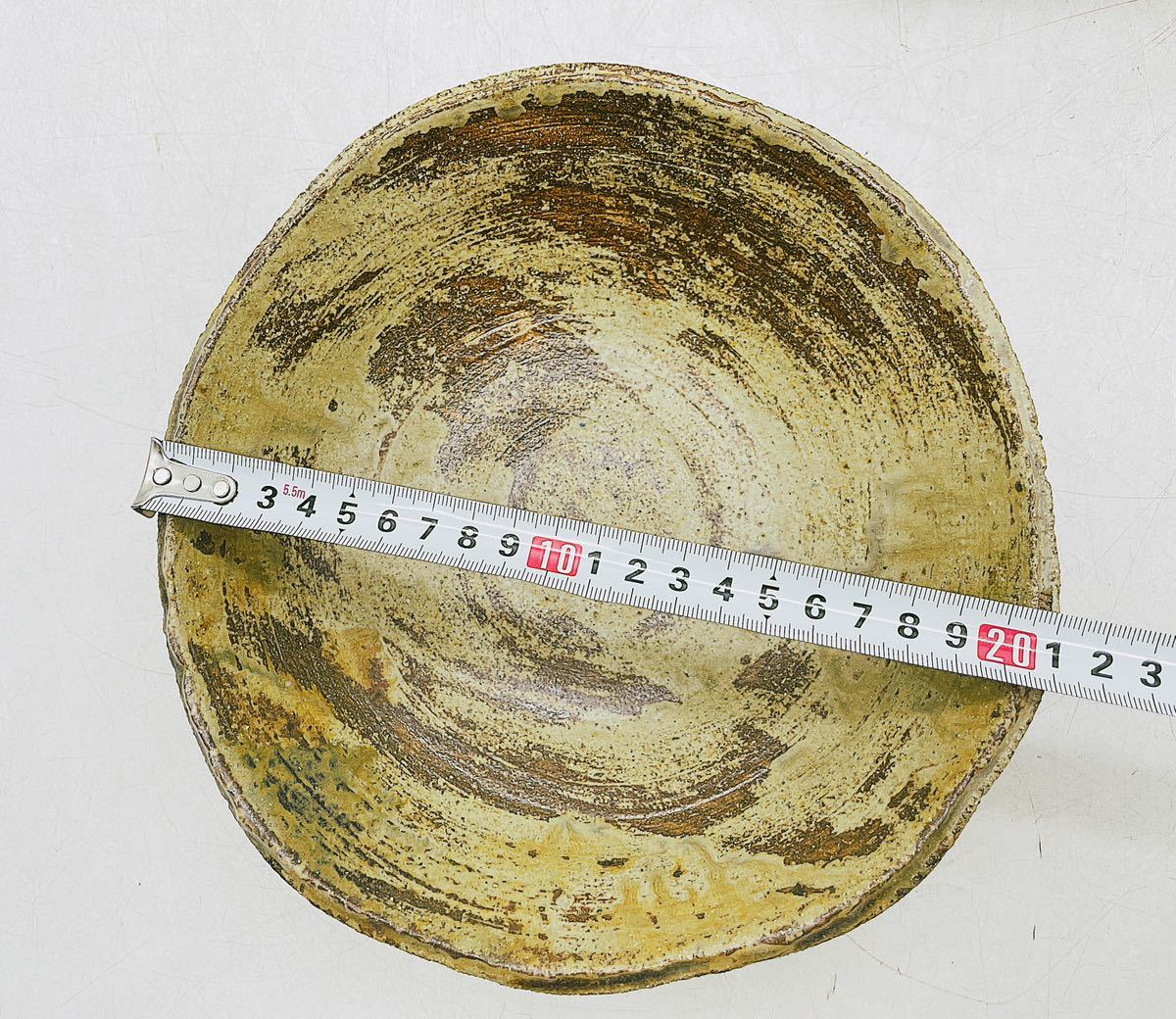 中古】茶道具茶道陶器旧家蔵出し和食器菓子鉢銘あり詳細不明外箱現状品
