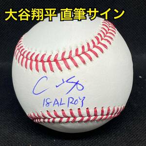 正規品 ロサンゼルス エンゼルス 大谷翔平 直筆サイン ボール 18 AL ROY 新人王 MLB Fantatics ホログラム