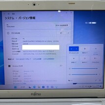 MY8-326 激安 OS Windows11Pro ノートPC FUJITSU LIFEBOOK AH53/R Core i7 4702MQ メモリ4GB HDD320GB カメラ Office 中古_画像3