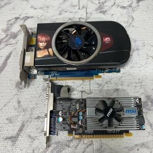 GGA119-56 激安 グラフィックボード sapphire HD5570/Msi V230 通電のみ確認済み 画像出力不可 まとめ売り ジャンク品 同梱不可