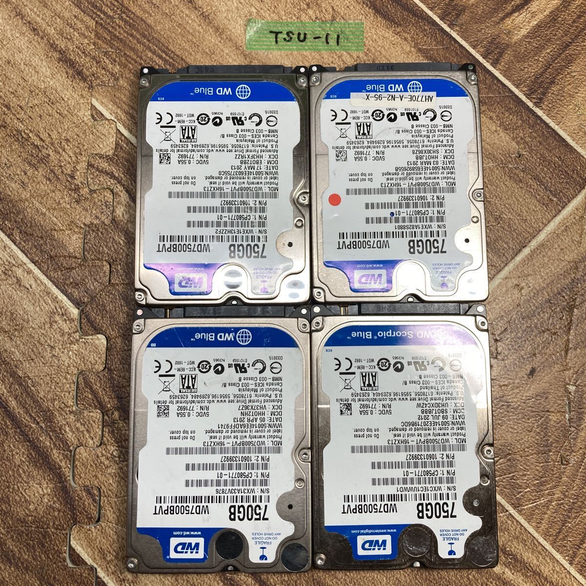 WESTERN DIGITAL WD7500BPVT (750GB 9.5mm) オークション比較 - 価格.com
