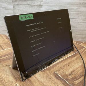 MY8-322 激安 タブレットPC Microsoft surface Pro 3 1631 液晶割れあり BIOS立ち上がり確認済み ジャンク