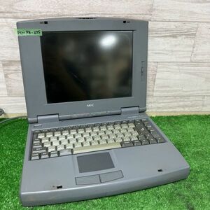 PCN98-275 激安 PC98 ノートブック NEC PC-9821Lt2/3D 起動確認済み ジャンク