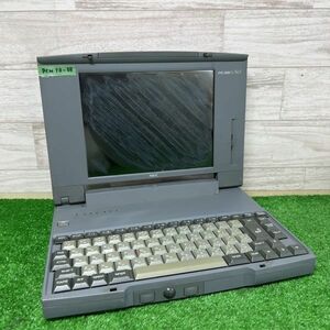 PCN98-38 super-discount PC98 notebook NEC PC-9821Ne3/3 electrification un- possible Junk 