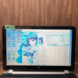 MY6-143 激安 最新OS Windows11Pro ノートPC HP Pavilion 15-n207AU AMD A4-5000 メモリ4GB HDD320GB Webカメラ搭載 Office 中古品の画像2