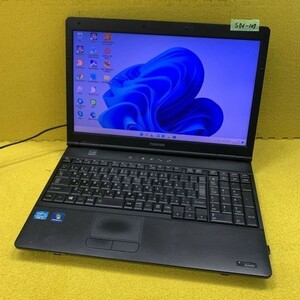 SN-107 激安 Windows11 Windows10変更可 ノートPC TOSHIBA PB552FFBP25A53 Core i3 メモリ4GB HDD320GB Office 中古