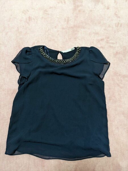 ZARA　トップス　紺色