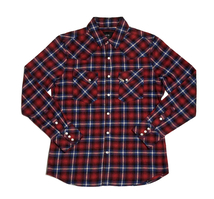 22AW 新品5万弱 AKM FLANNEL WESTERN CHECK SHIRTS　ウエスタン シャツ　　　　　　ジュンハシモト 1piu1uguale3_画像2