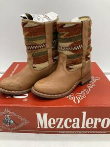 【レア】Mezcalero SARAPE LADY BOOT ペコスブーツ 36 日本 23㎝相当 メスカレロ メキシコ