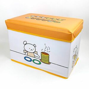 ko.. Chan storage BOX ( hot cake ) orange stool toy box 