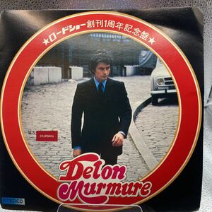 再生良好 送料140 ピクチャー盤 アラン ドロン/DELON MURMURE （ドロンの独言）/ROADSHOW RS-1