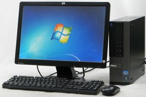 DELL Optiplex 790-2400SF ■ 19インチワイド 液晶セット ■ i5-2400/DVDROM/省スペース/DisplayPort/Windows7 デスクトップ