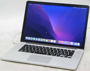 Apple Macbook Pro MJLQ2J/A Retina 15-inch, Mid 2015 ■ i7-4770HQ/16G/SSD/HDMI/高解像度/OS12.3.1 ノートパソコン #20