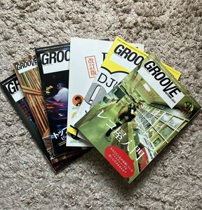 雑誌 GROOVE (グルーヴ) 6冊セット DJ PCDJ 激レア 絶版 レコード 音楽 教科書 クラブミュージック Remix SOUND Q&A 部屋 HIPHOP CLUB