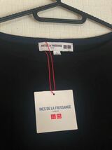 sale!新品タグ付☆UNIQLO × INES☆カシミアブレンドクルーネックセーター　青パイピング_画像3