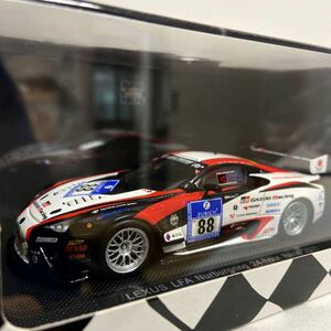 EBBRO 1/43 LEXUS LFA Nurburgring 24h Race 2011年 #88 エブロ レクサス GR TOYOTA ニュルブルクリンク 24時間レース ミニカー