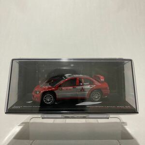 デアゴスティーニ ラリーカーコレクション 1/43 Mitsubishi Lancer WRC 04 #9 三菱 ランサー モンテカルロ 2004 ミニカー モデルカー