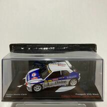 デアゴスティーニ ラリーカーコレクション 1/43 Peugeot 306 Maxi #1 プジョー マキシ モンテカルロ 1996 ミニカー モデルカー_画像2