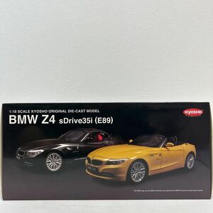 KYOSHO 1/18 BMW Z4 sDrive35i E89 Jet Black × Red 京商 ジェットブラック レッド内装 ミニカー モデルカー