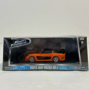 未開封 GREENLIGHT 1/43 Han's 1997 MAZDA RX-7 FD3S veilside ワイルドスピード ハン マツダ ヴェイルサイド 名車 ミニカー モデルカー