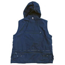 2014　Mountain Research　マウンテンリサーチ フィッシングベストパーカージャケット1654 Phishing Hoody サイズL ジェネラルリサーチ紺_画像3