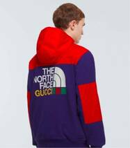 正規店購入THE NORTH FACE x GUCCI コラボ第2弾 ジップジャケット パーカー (オーバーサイズ:M)_画像7