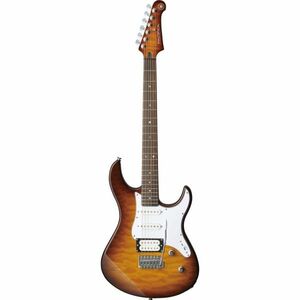 YAMAHA Yamaha electric guitar PACIFICA212VQMpasifika cigarettes Brown sun Burst TBS cut tedo Maple cable tuner attaching 