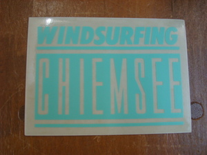 新品CHIEMSEE(キムジー)WINDSURFINGステッカーロゴ ミントグリーン