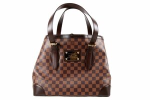 【新品同様・未使用】LOUIS VUITTON ヴィトン ハムプステッドMM ダミエ ハンドバッグ【NX100】