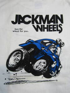 JACKMAN Wheels VW BAJA BAG FLAT4 バハバグ ジャックマンホイール Beetle GILDAN VW ワーゲン 丸銅筒生地縫 ビートル デッドストック BLUE