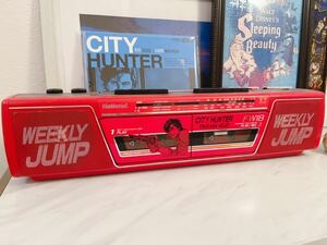  prompt decision * rare * one point thing City Hunter CITY HUNTER. feather radio-cassette Showa Retro Jump prize goods 