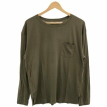 nonnative ノンネイティブ 20SS DWELLER L/S TEE C/V JERSEY ロングスリーブカットソー カーキ 1 メンズ ITUN4N8RAF2G_画像1