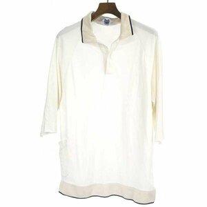 SUNSEA サンシー 18SS POLO SHIRT ポロシャツ ホワイト サイズ:3 メンズ【中古】 ITIGPETCPK8O