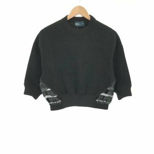 kolor カラー 18SS ストライプ切替スウェットトップス ブラック サイズ:1 レディース IT47Z1CEMT5C