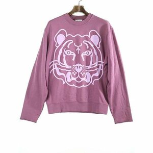 KENZO ケンゾー 21SS タイガープリントスウェットシャツ パープル サイズ:S メンズ IT5BIN29FDS4