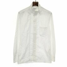 Yohji Yamamoto POUR HOMME ヨウジヤマモトプールオム 16SS スクエアカラーコットンシャツ ホワイト サイズ:2 メンズ ITR2TMRTP0XM_画像1